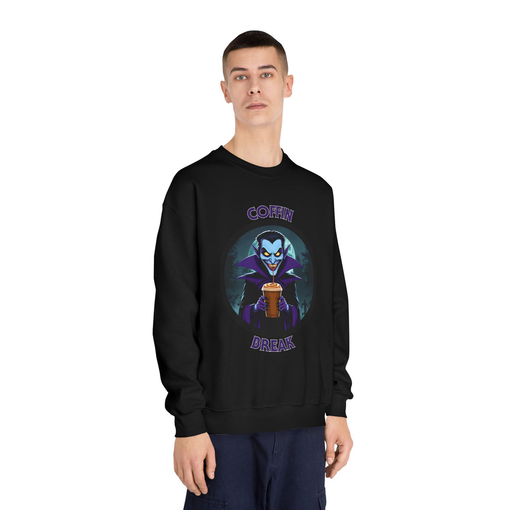 Coffin Break Halloween Sweatshirt (Unisex)